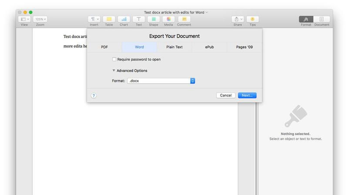 Download Doc Editing For Mac
